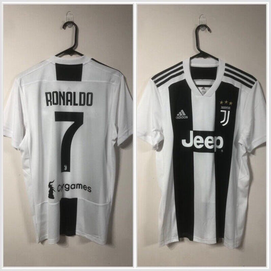 Ronaldo #7 Juventus 2018/19 Medium Home Shirt Adidas BNWT