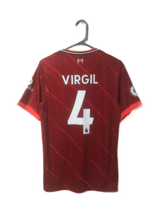 Liverpool Virgil #4 Small 2021/22 Home Shirt Nike Excellent Condition DB2560-688