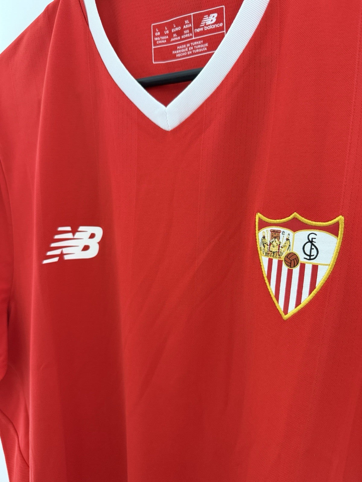 Sevilla 2017/18 Away Large New Balance Excellent Condition MT730084