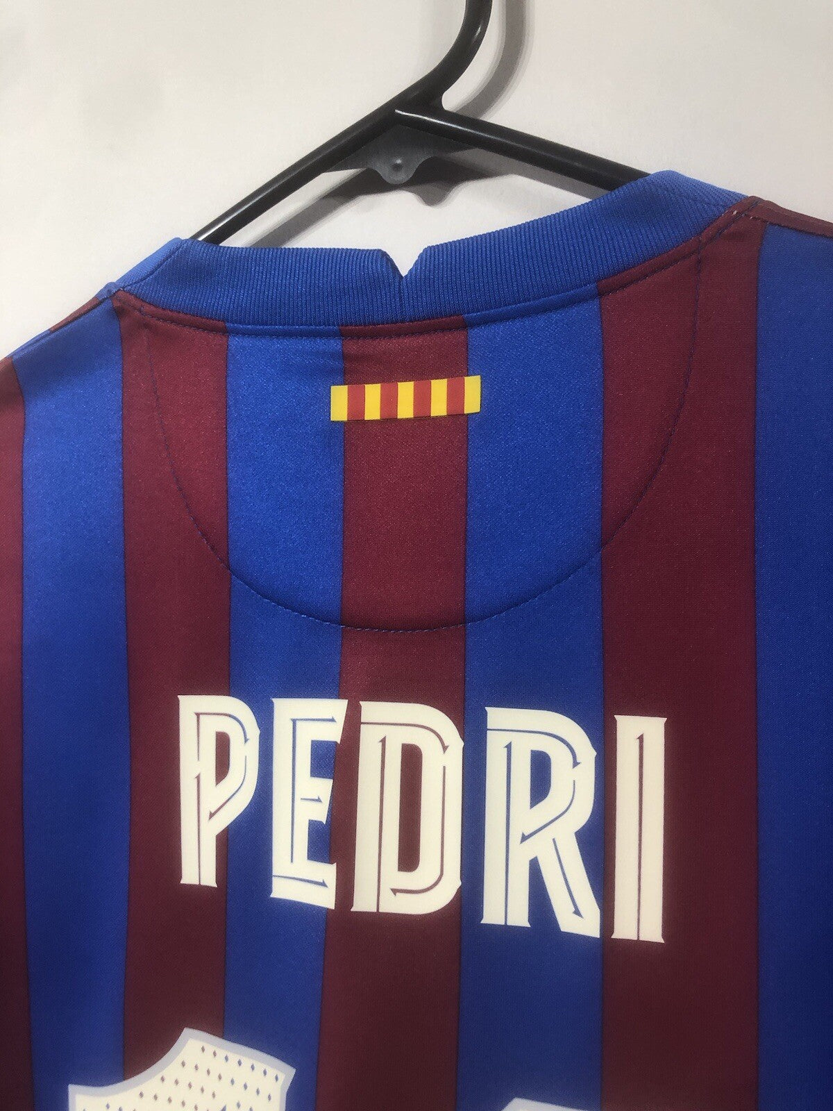 Barcelona Pedri #16 2021/22 Medium Europa League Home Shirt BNWT CV7891-428