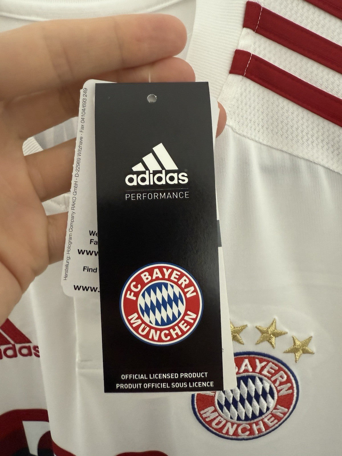 Bayern Munich Lewandowski #9 2015/16 Medium Away Shirt Adidas BNWT AH4790