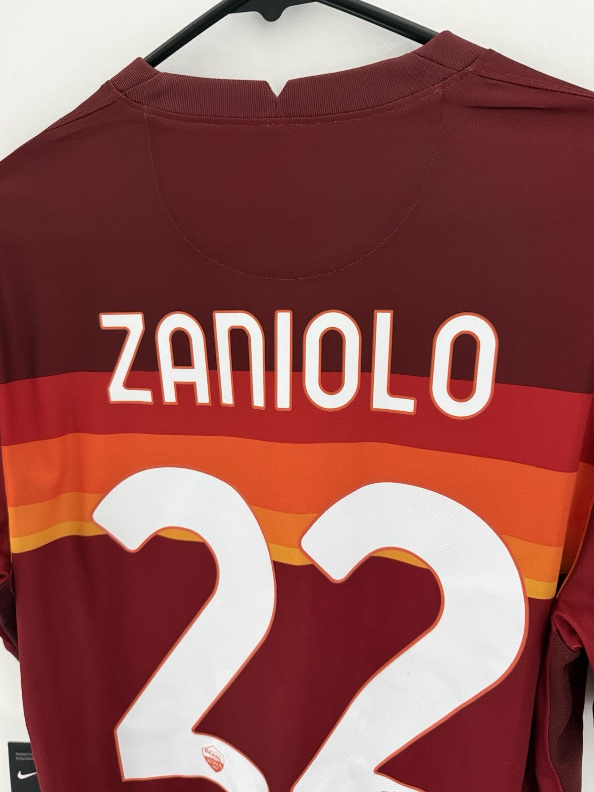 AS Roma Zaniolo #22 2020/21 Home Medium Shirt Nike BNWT CD4248-614