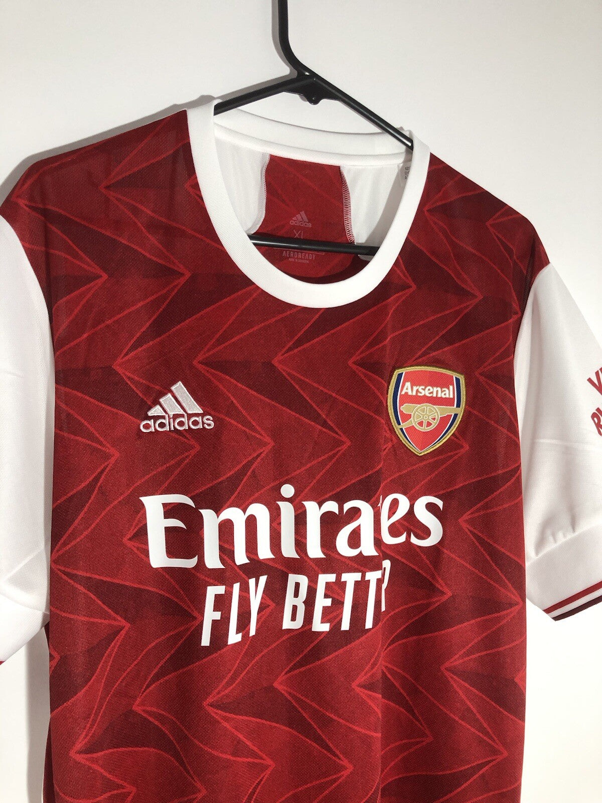 Arsenal Saka #7 2020/21 Euro XL Home Shirt BNWT EH5817