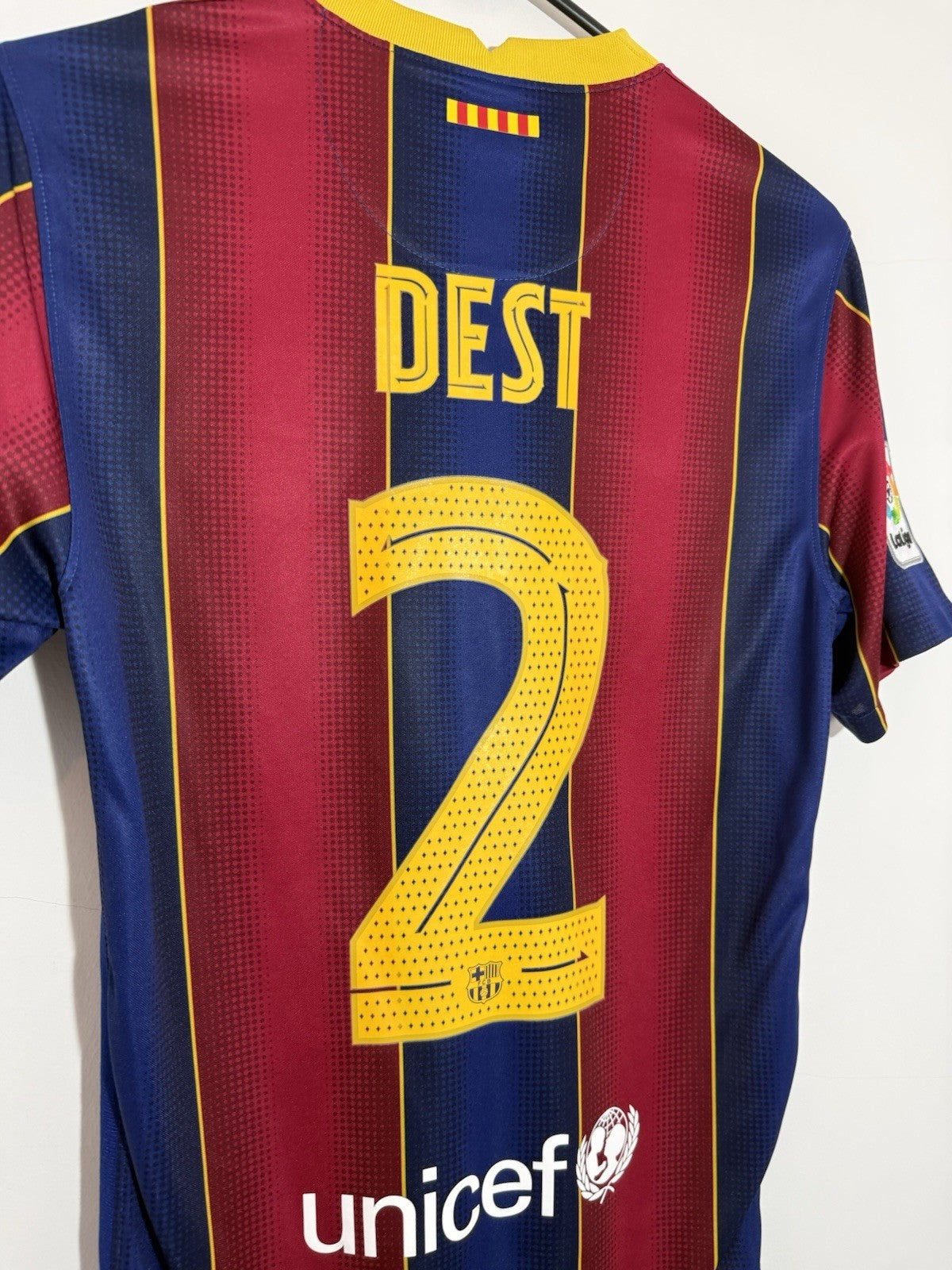 Barcelona Dest #2 2020/21 Small Home Shirt Excellent Condition CD4232-456