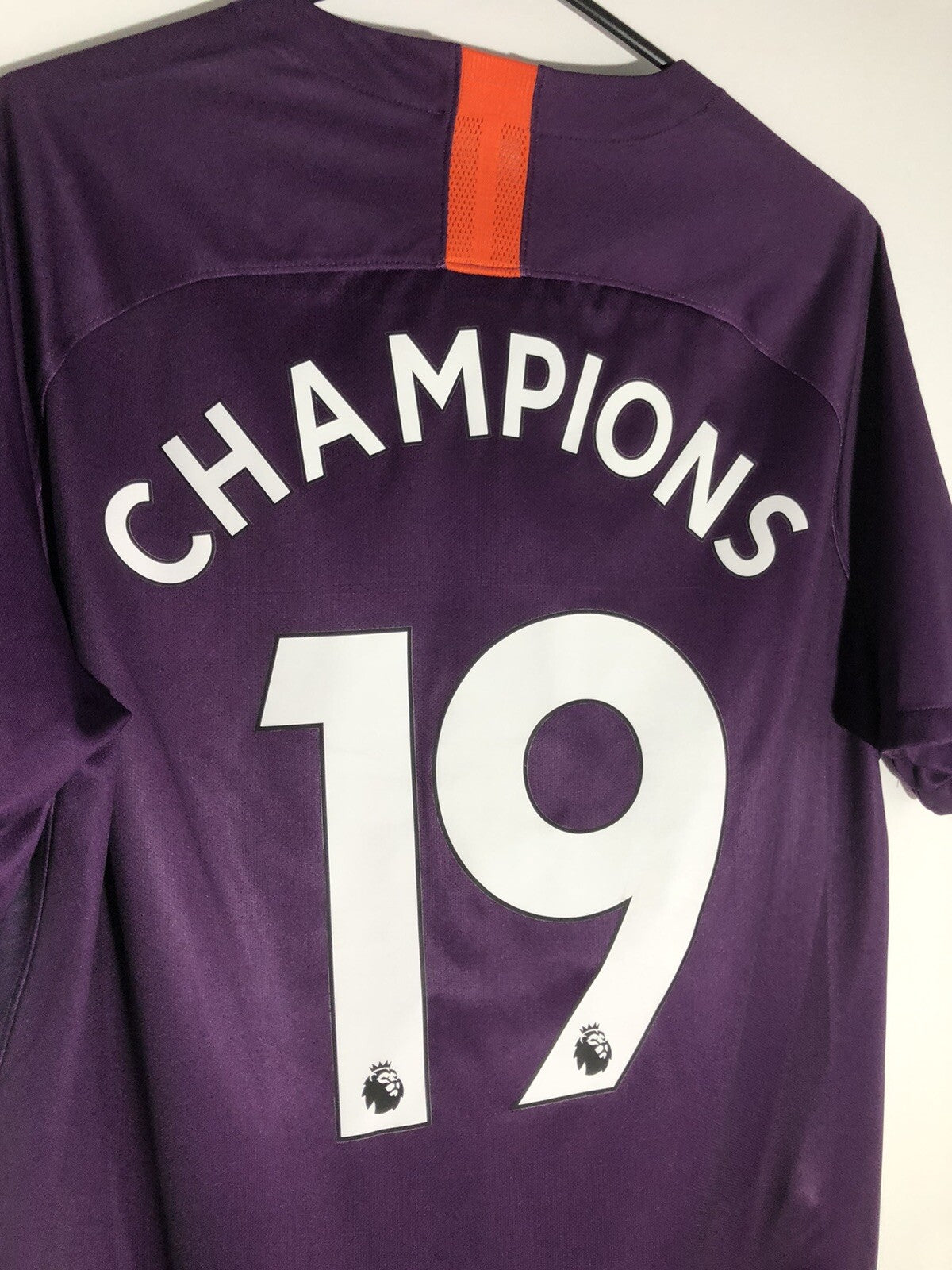 Manchester City Champions #19 2018/19 Large 3rd Excellent Condition 919001-538