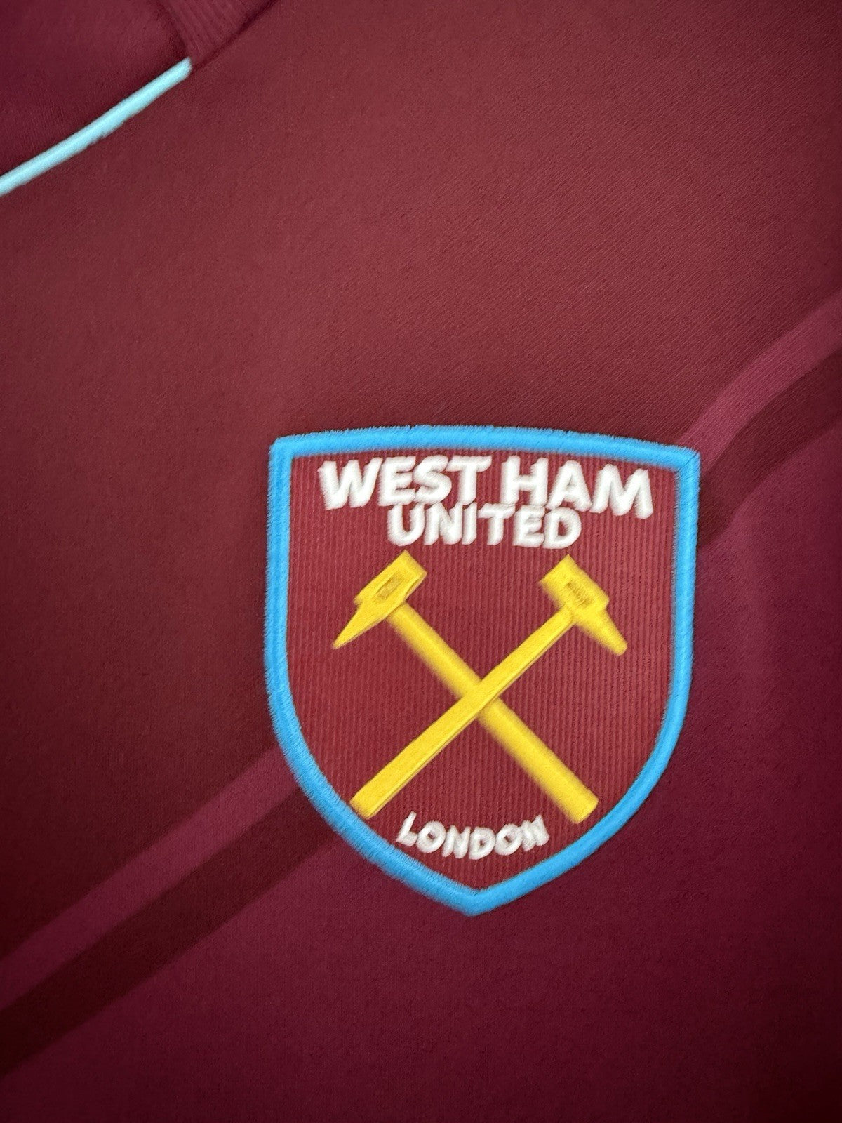 West Ham United Noble #16 2017/18 Medium Home Shirt Umbro Excellent Condition