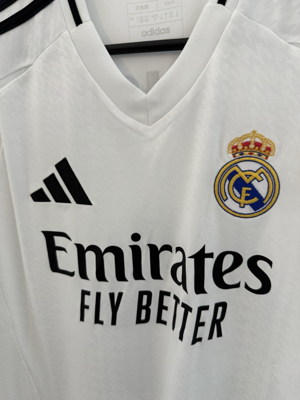 Real Madrid Bellingham #5 2024/25 XL Home Shirt Excellent Condition IU5011