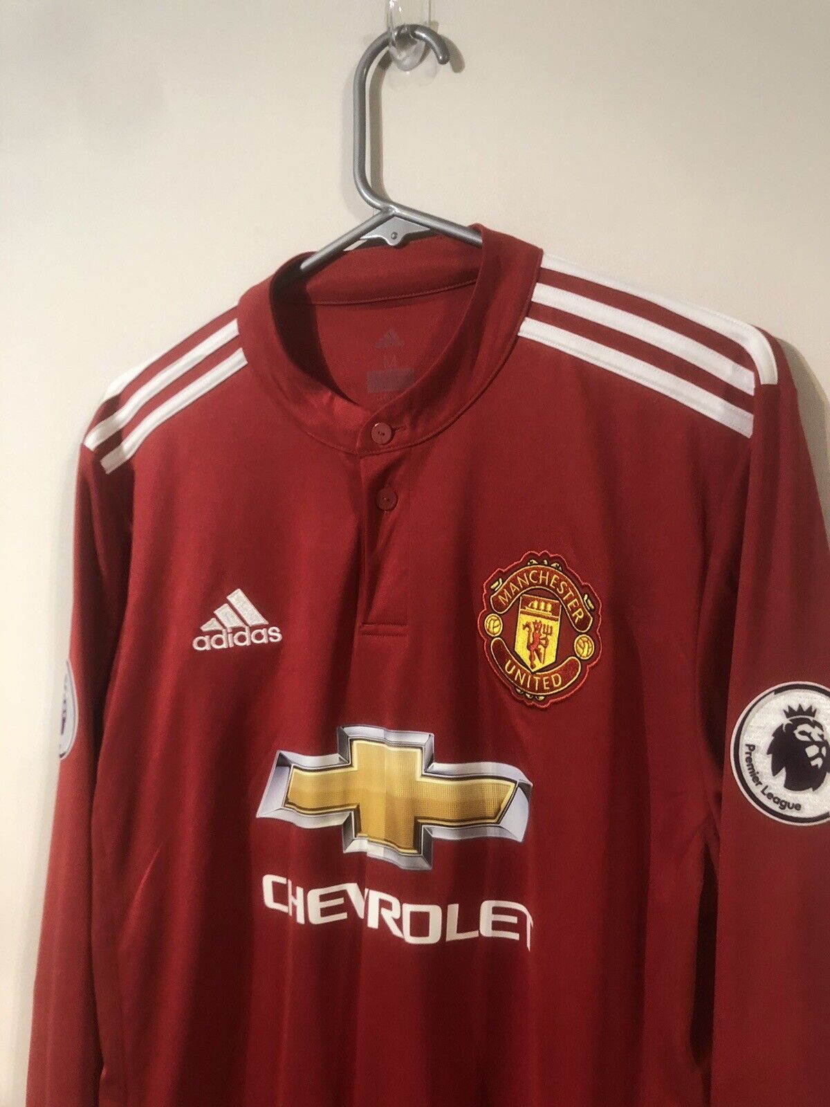 Rashford #19 Manchester United 2017/18 Home Medium L/S Shirt Excellent Condition