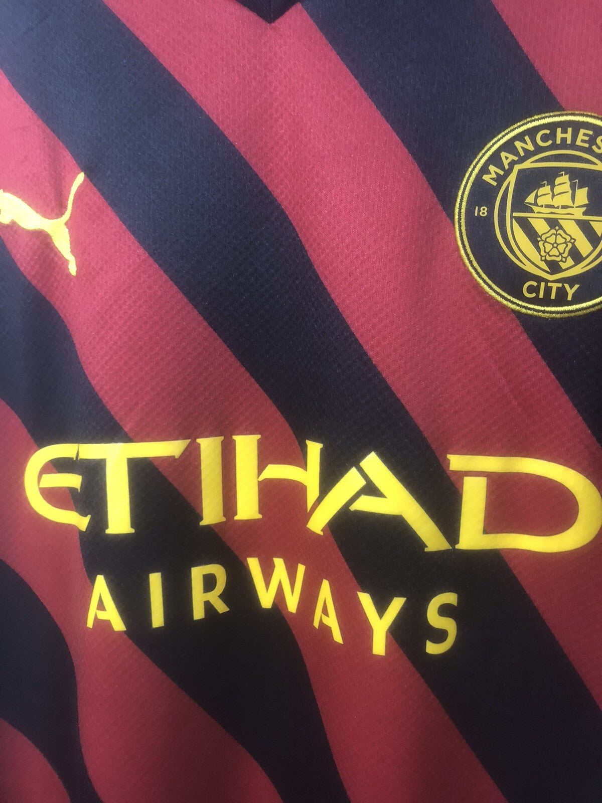 Manchester City Ruben #3 2022/23 Treble XL Away Excellent Condition 765723-02