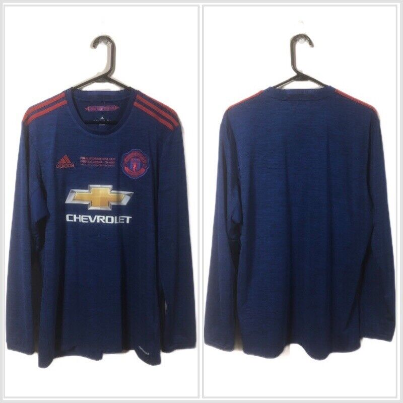 Manchester United 2016 17 Large Ls Away El Final Excellent Condition Ai6703