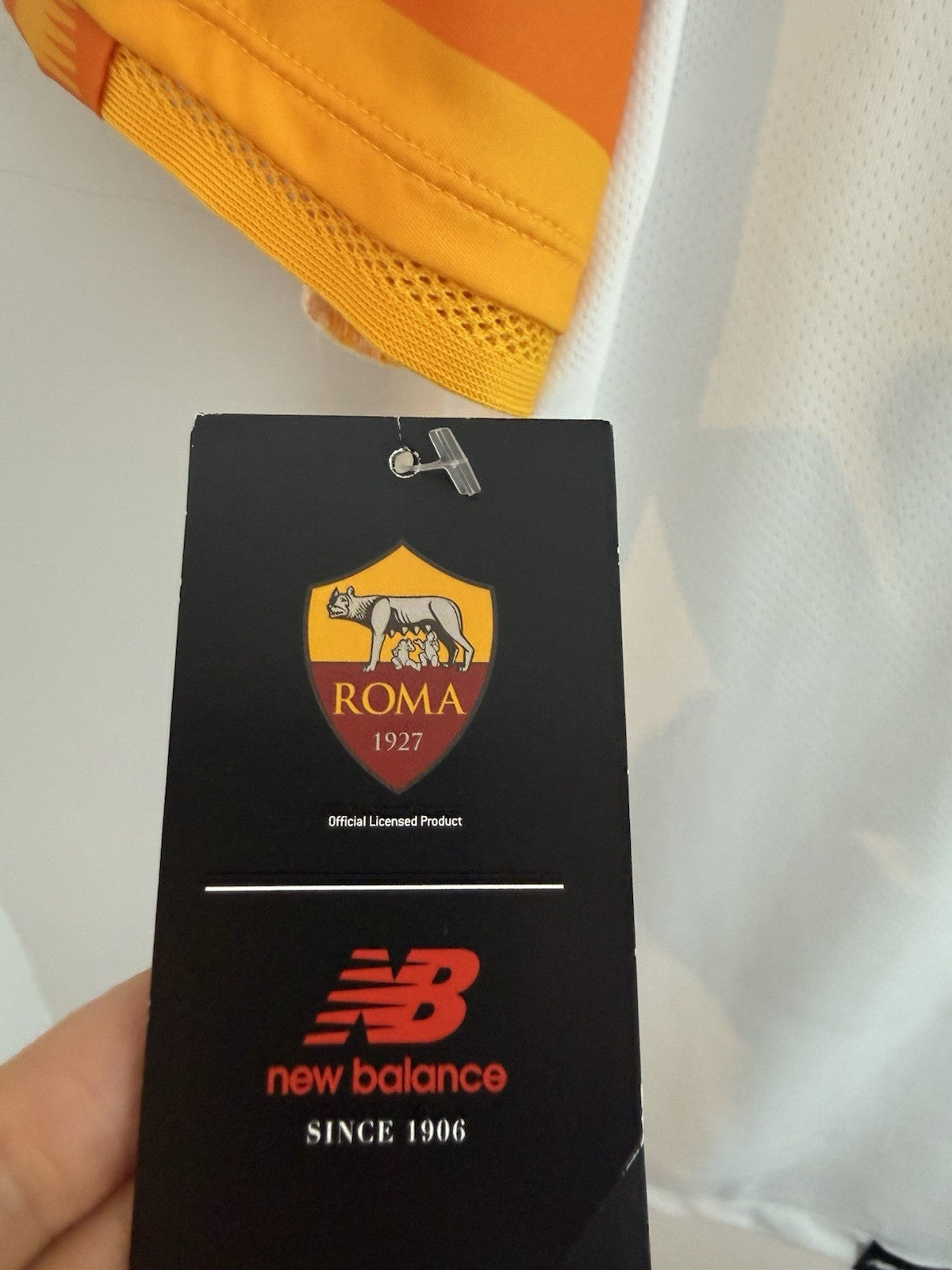 AS Roma Abraham #9 2021/22 Large Away Shirt New Balance BNWT MT130216