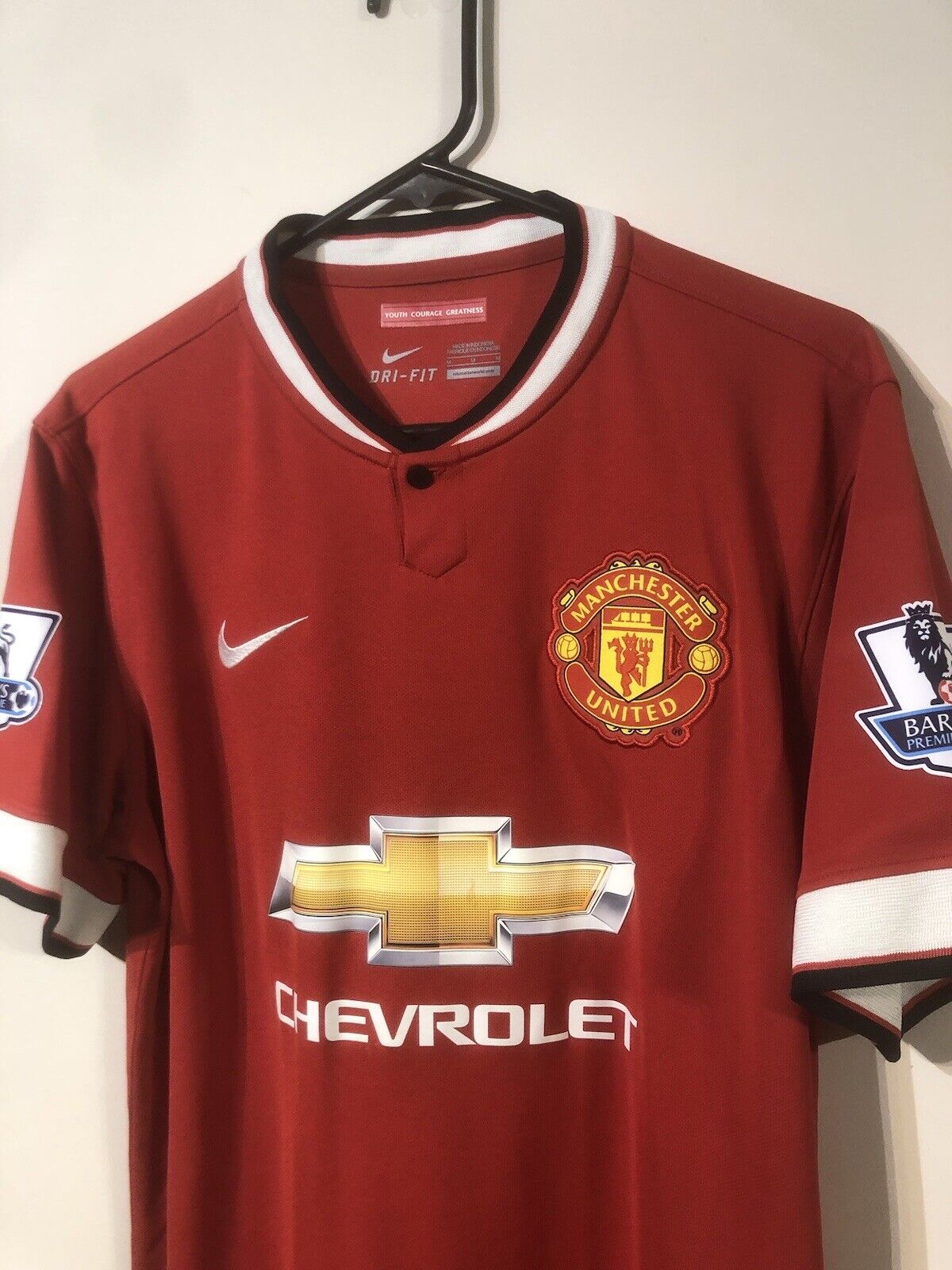 Mata #8 Manchester United Medium 2014/15 Home Shirt Nike Excellent Condition
