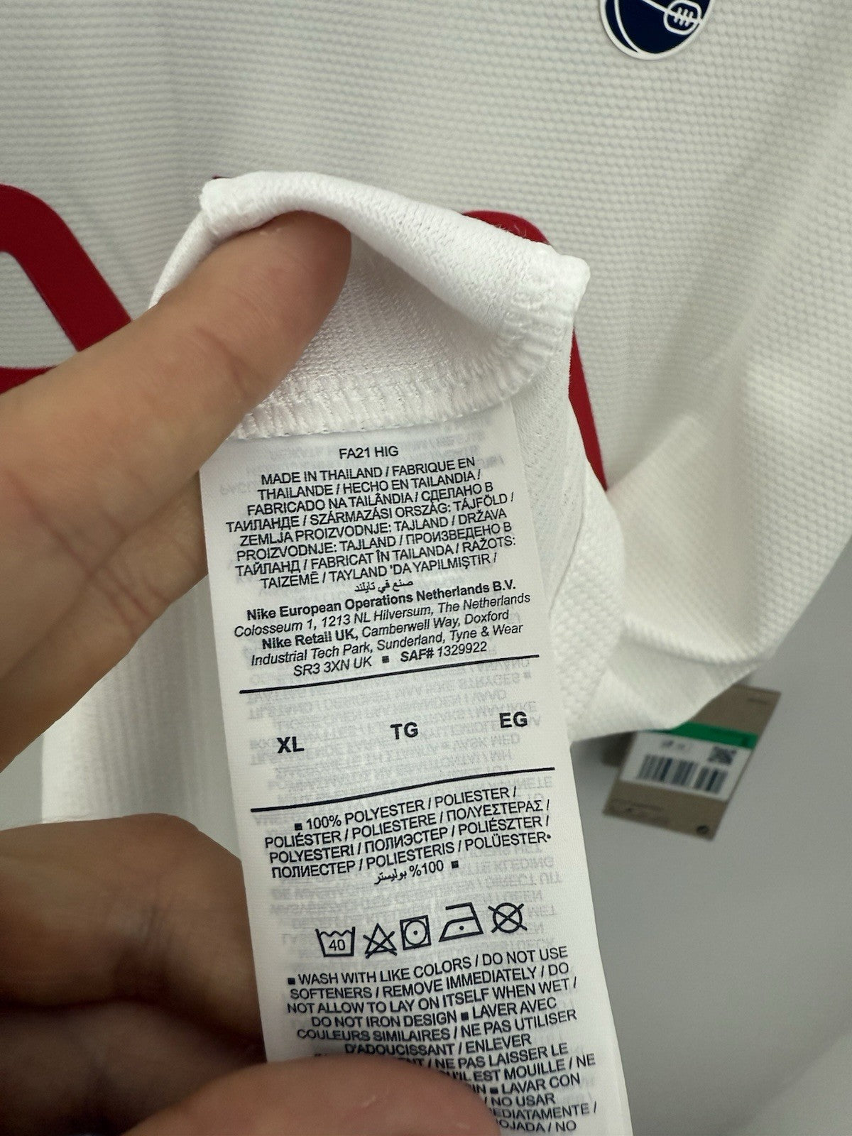 Tottenham Hotspur Kane #10 2021/22 XL Home Shirt Nike BNWT CV7918-101