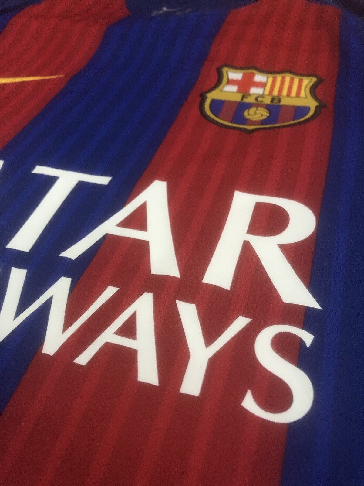 Messi 10 Barcelona 2016 17 Home Small Shirt Nike Excellent Condition 776850 481