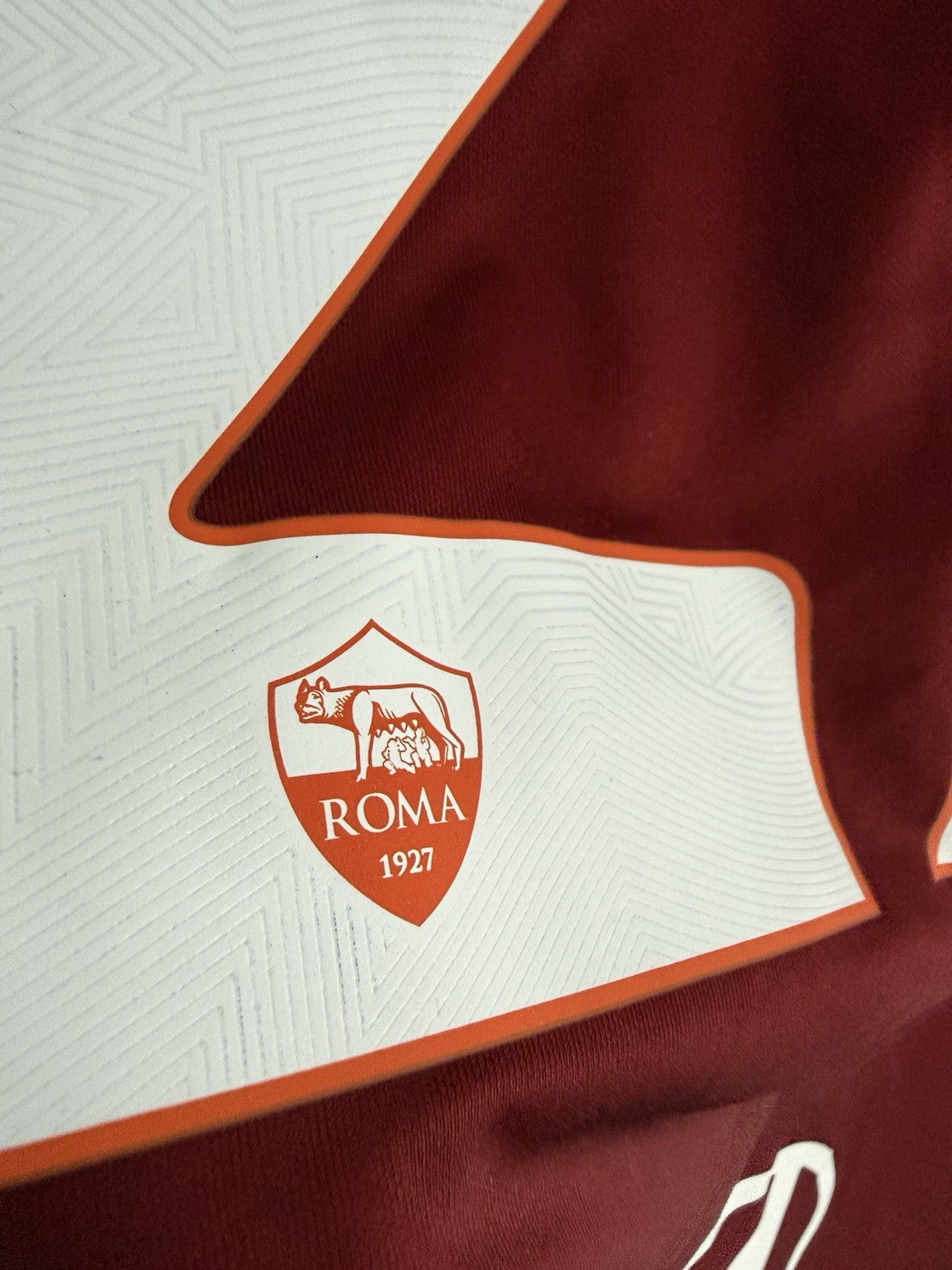 AS Roma Zaniolo #22 2020/21 Home Small Shirt Nike Very Good Condition CD4248-614