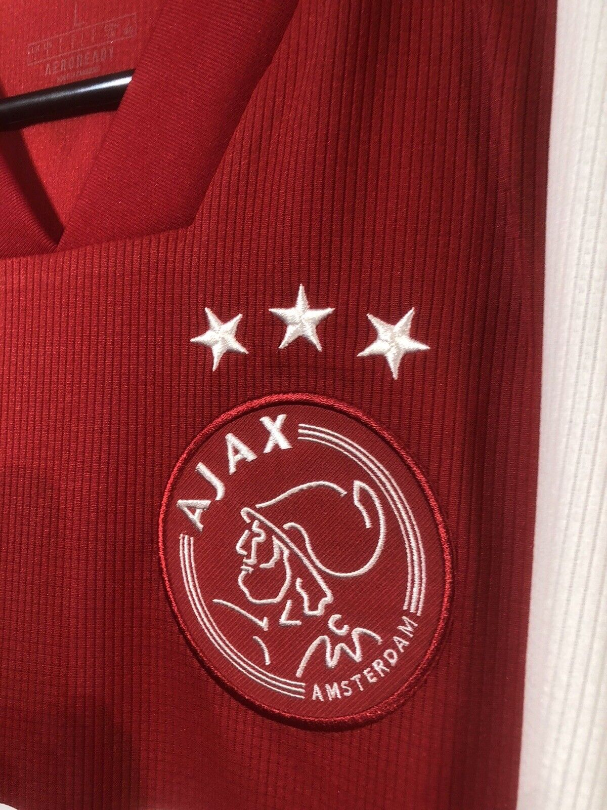 J. Timber #2 Ajax Amsterdam BNWT Large 2020/21 Home Shirt Jersey