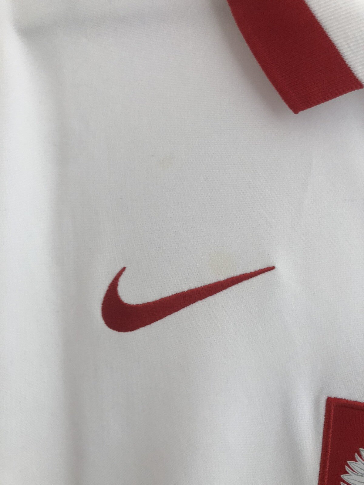 Poland Lewandowski #9 2020 Medium Home Shirt Excellent Condition CD0722-100