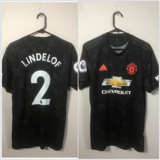 Lindelof #2 Manchester United 2019/20 3rd Medium Shirt Adidas Excellent Conditio