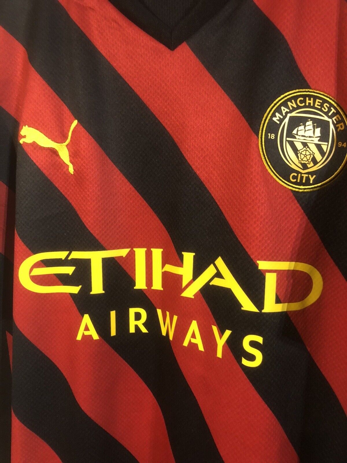 Gundogan #8 Manchester City Treble 2022/23 Large Away Shirt Excellent Condition