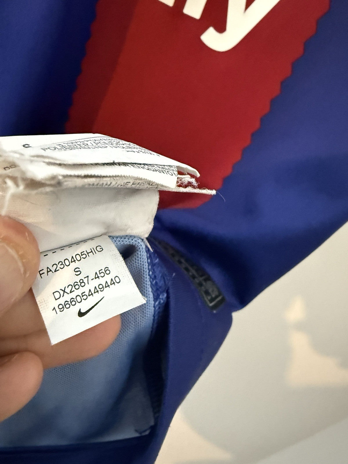 Barcelona Pedri #8 2023/24 Small Home Shirt Excellent Condition DX2687-456