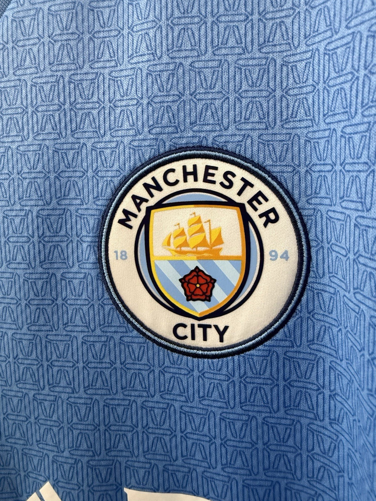 Manchester City Foden #47 2021/22 Large Home Shirt Excellent Condition 759202-01