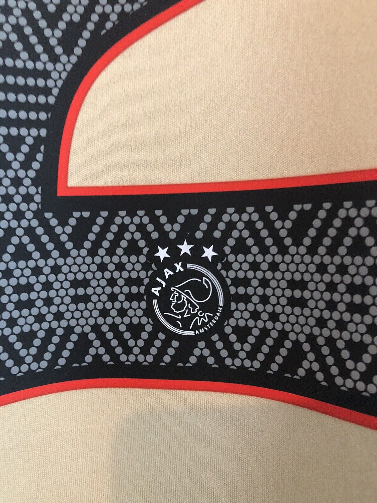 J Timber #2 Ajax Amsterdam Daily Paper Small 2021/22 3rd Excellent Condition HG1393