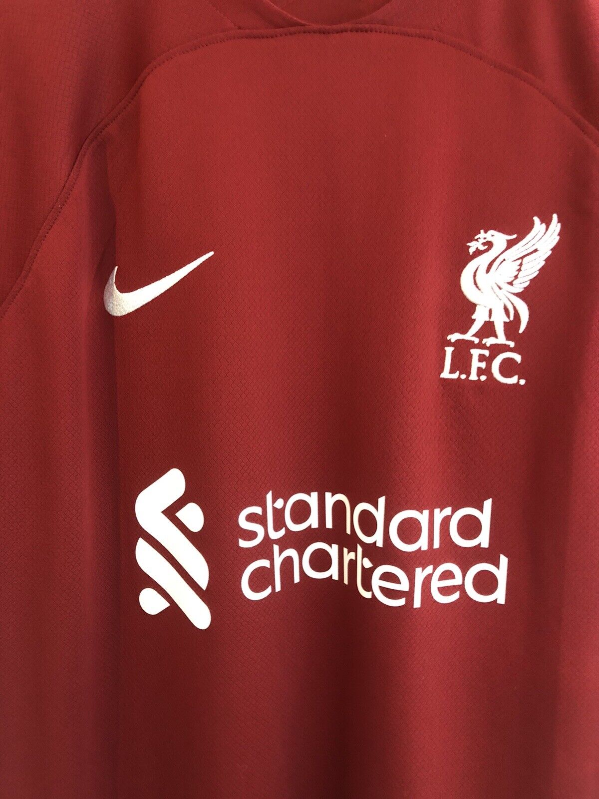 M Salah 11 Liverpool Large 2022 23 Home Nike Excellent Condition Dm1843 609
