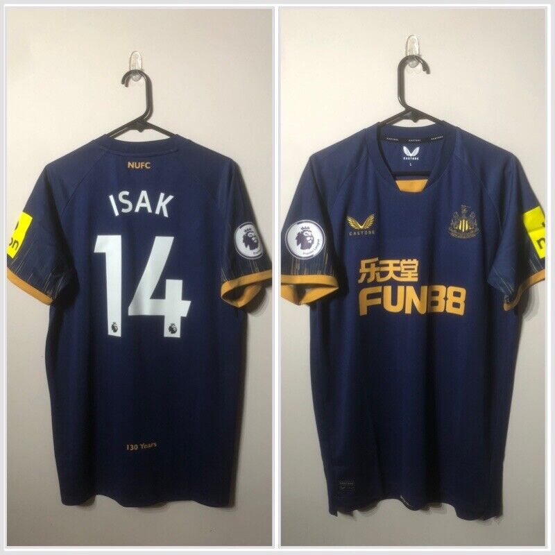 Isak #14 Newcastle United Away Large 2022/23 Football Shirt BNWT