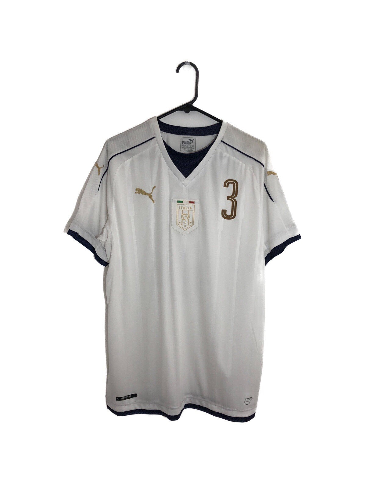 Italy Chiellini #3 2018 Large Away Tribune Shirt BNWT 749574-04