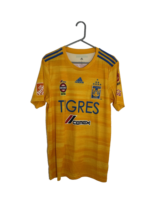 Tigres UANL 2019/20 Home Large Shirt Adidas Excellent Condition DW4383