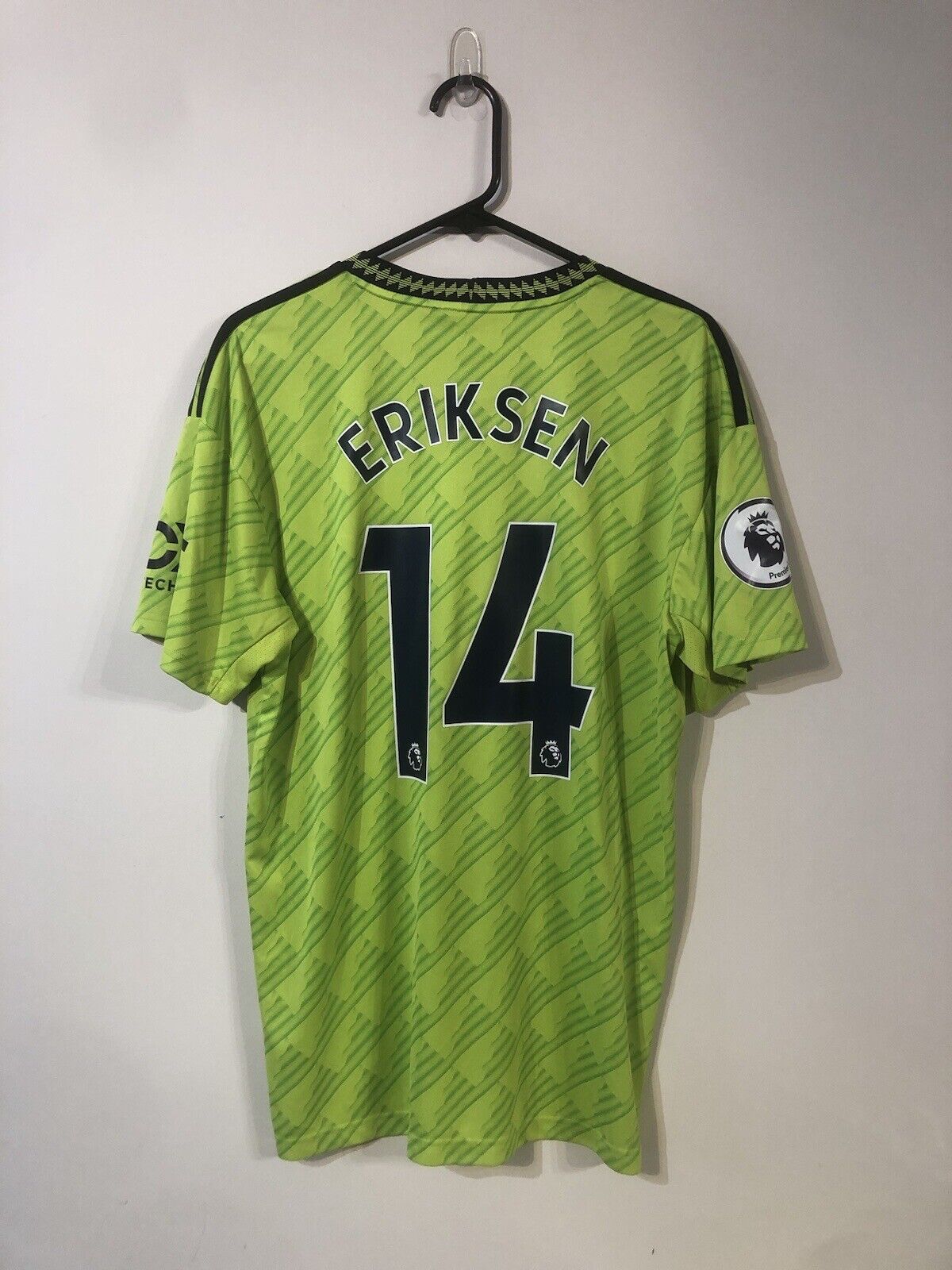 Eriksen #14 Manchester United 2022/23 3rd Large Shirt Adidas Excellent Condition
