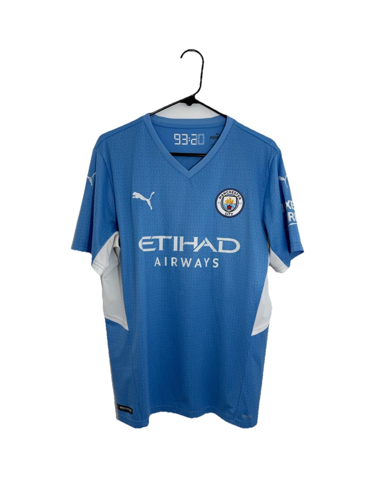Manchester City Stones #5 2021/22 Large Home Shirt Excellent Condition 759202-01