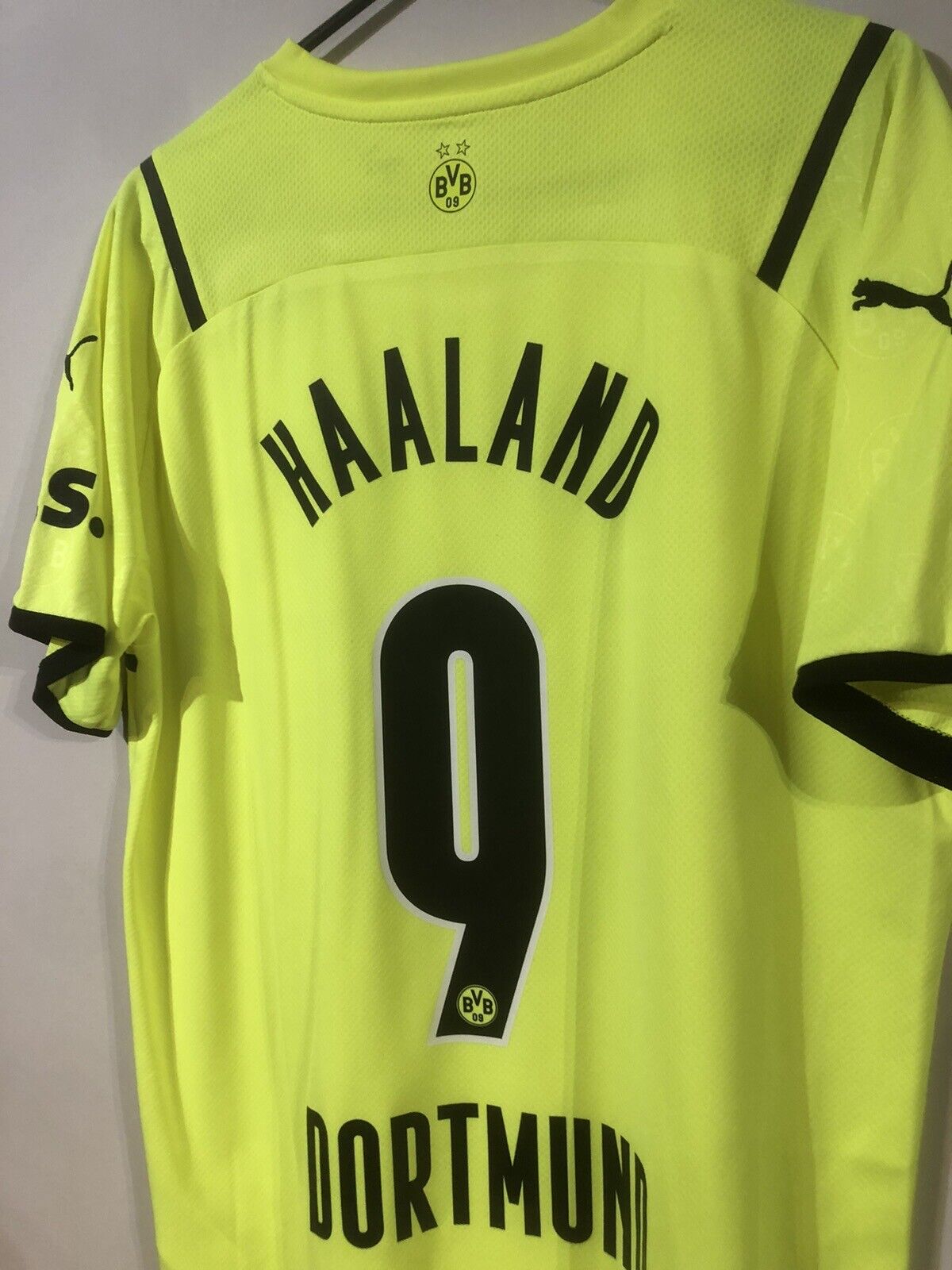 Haaland #9 Borussia Dortmund 2021/22 Large 3rd Football Shirt Puma BNWT