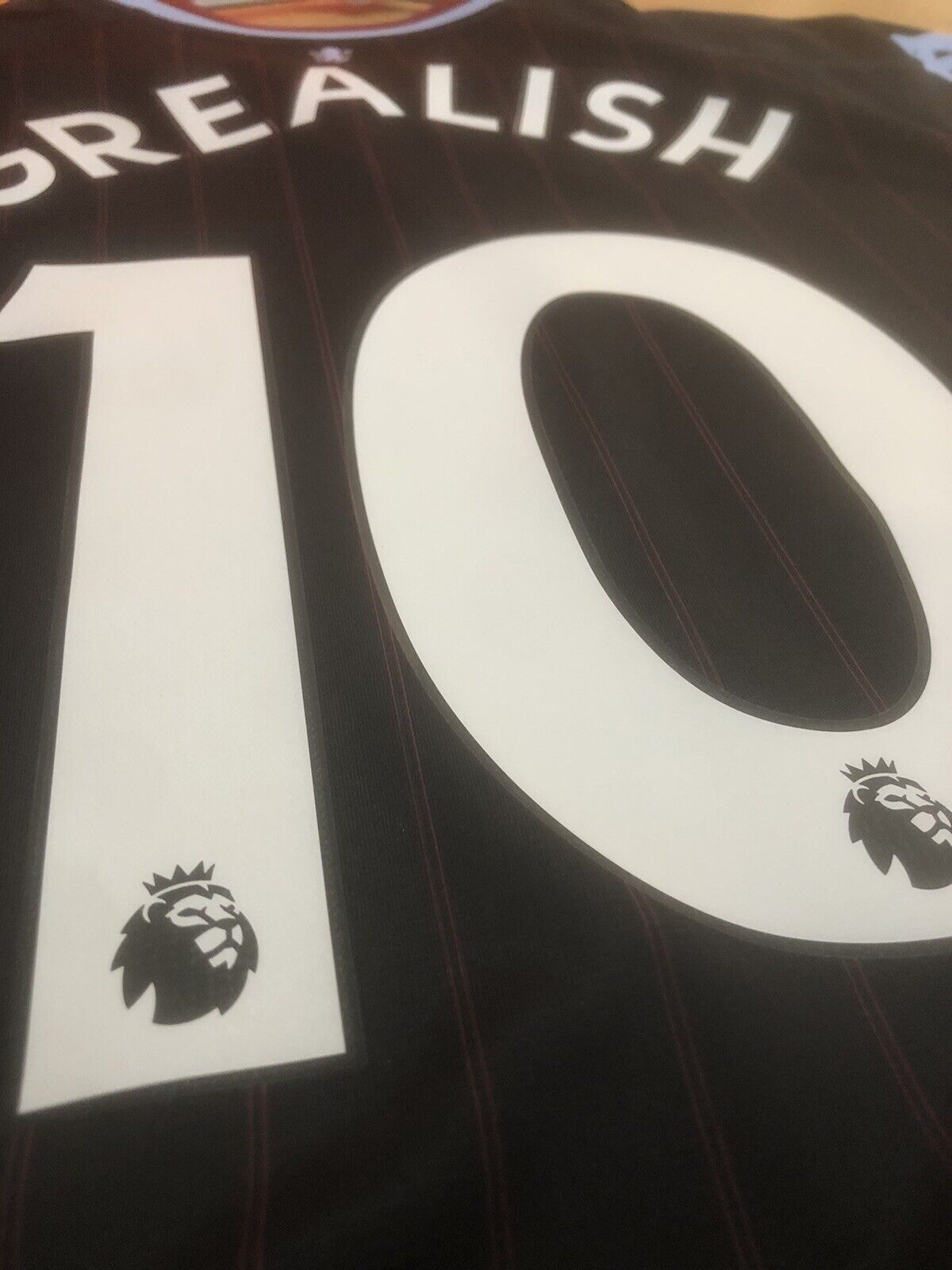 Grealish 10 Aston Villa 2020 21 XL Away Shirt Kappa Excellent Condition