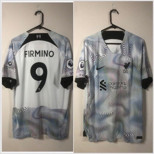 Firmino #9 Liverpool XL 2022/23 Away Jersey Nike Excellent Condition