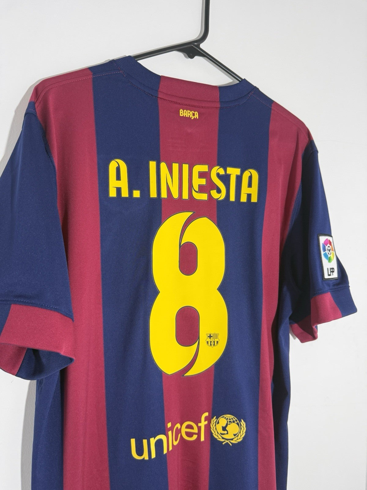 Barcelona A. Iniesta #8 2014/15 XL Home Shirt Nike BNWT 610594-423