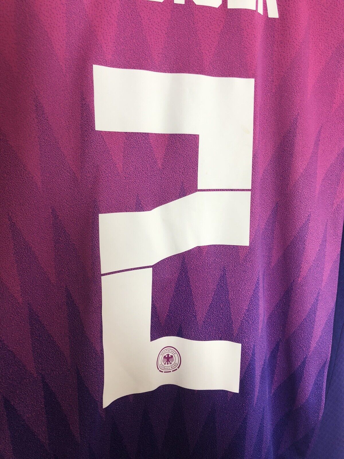 Rudiger 2 Germany Euro 2024 Small Away Shirt Adidias Ip8158