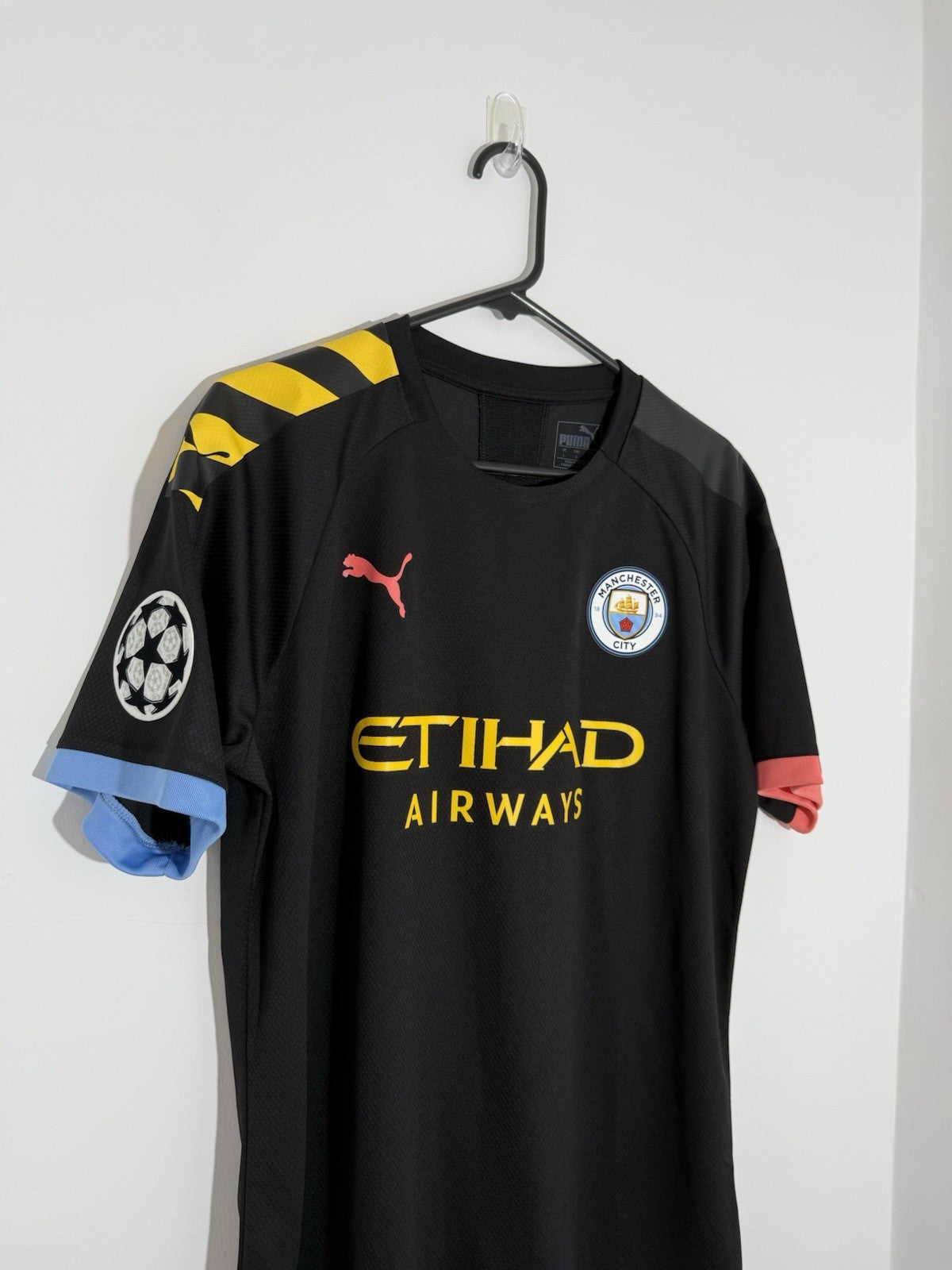 Man City Silva #21 2019/20 Large Away Authentic Excellent Condition 755574-02
