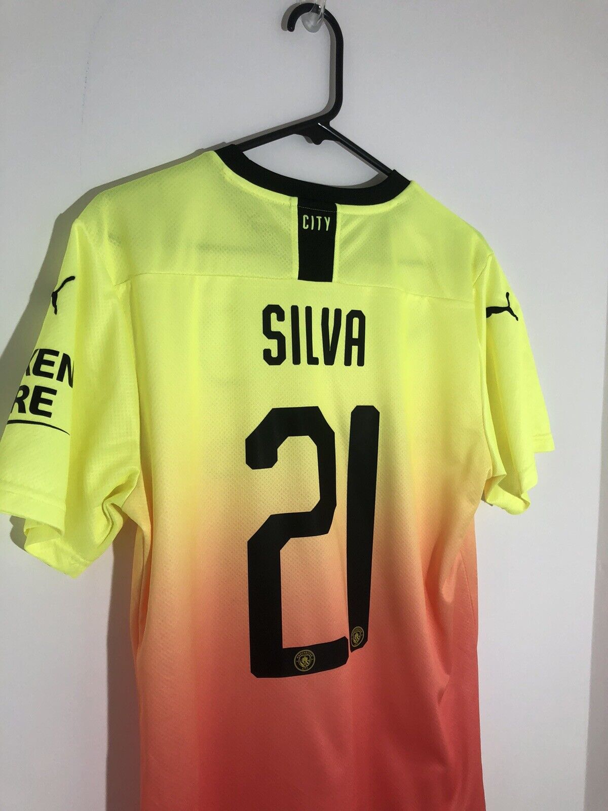Silva 21 Manchester City 2019 20 Medium 3rd Excellent Condition 755594 03