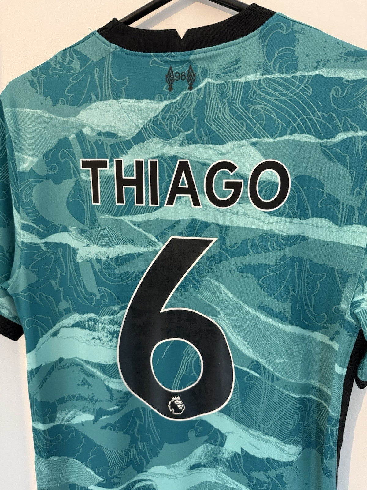 Liverpool Thiago #6 Small 2020/21 Away Nike Excellent Condition CZ2635-354