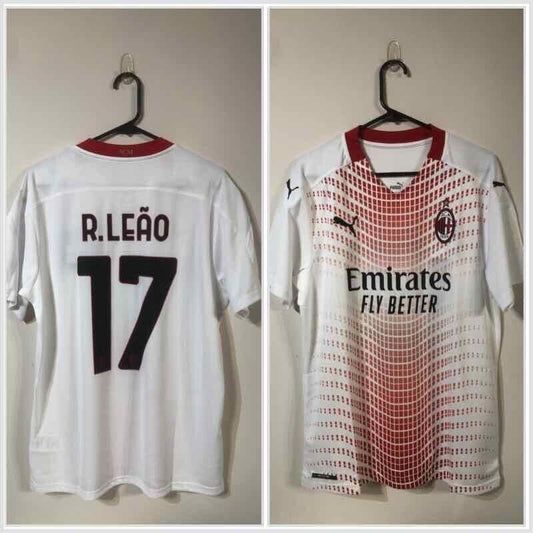 R. Leao #17 AC Milan Large 2020/21 Away Football Shirt Puma BNWT