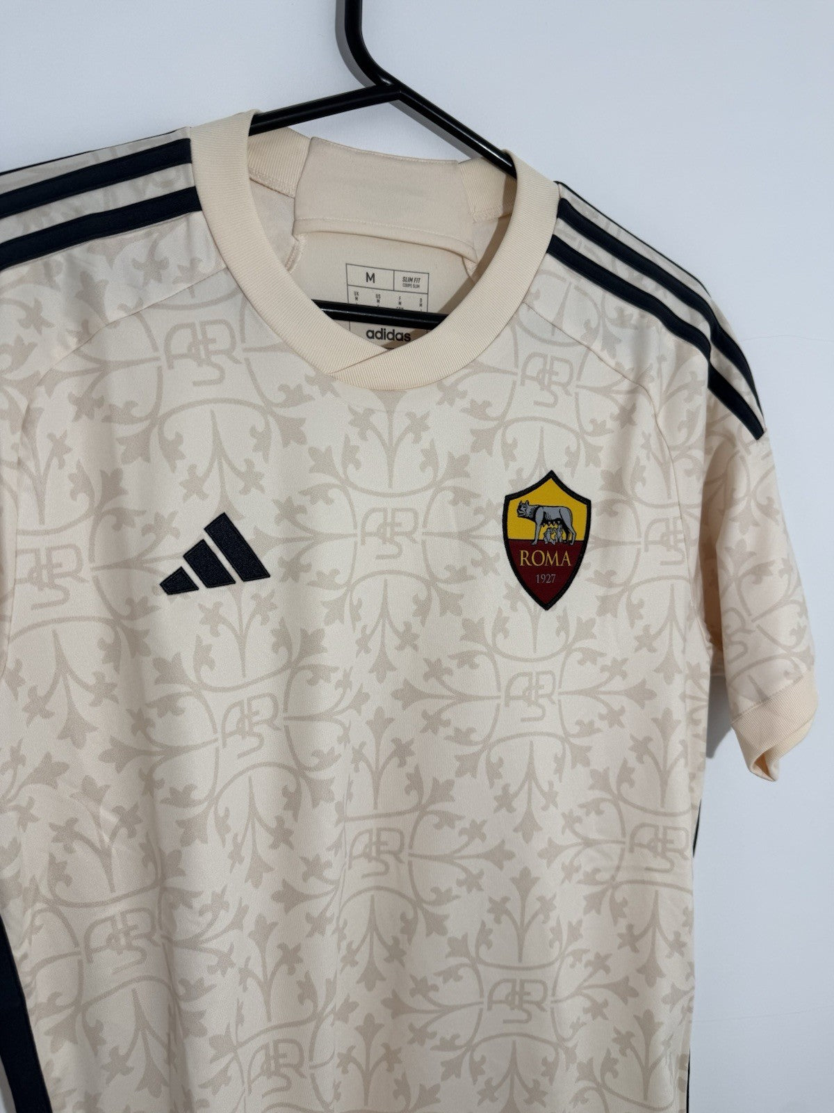 AS Roma Aouar #22 2023/24 Away Medium Shirt Adidas Excellent Condition