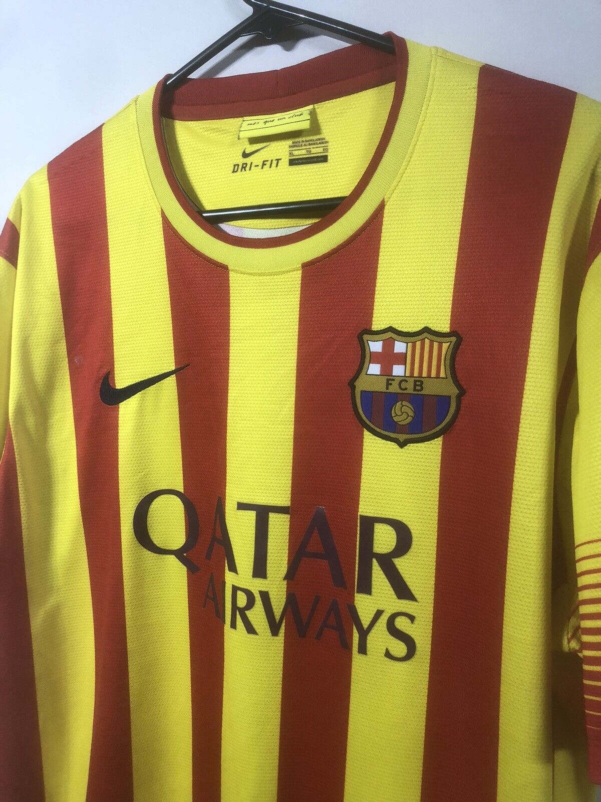 Messi 10 Barcelona 2013 14 Xl Away Shirt Excellent Condition 532823 703