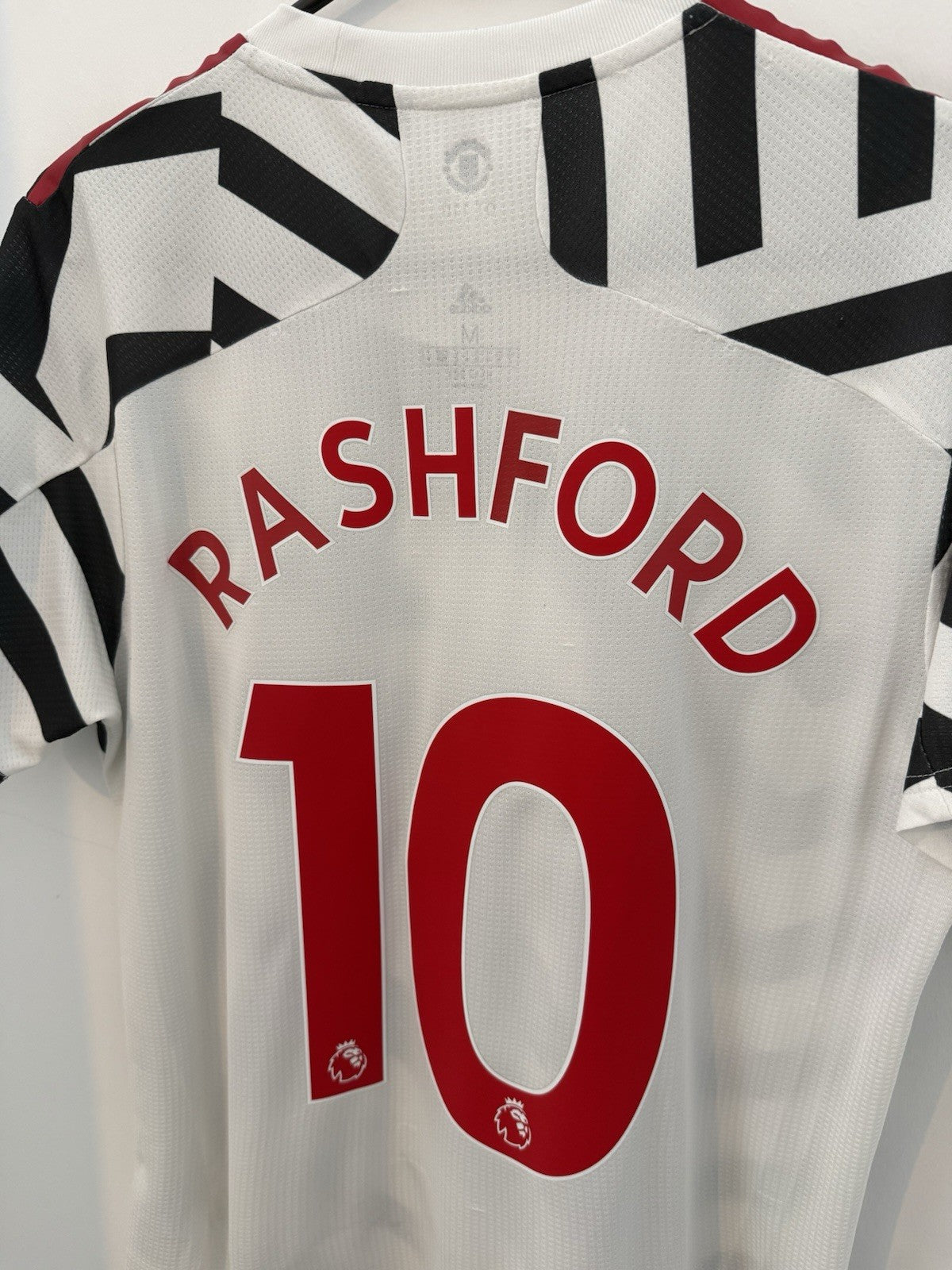 Man United Rashford #10 2020/21 Medium 3rd Authentic Very Good Condition FM4264