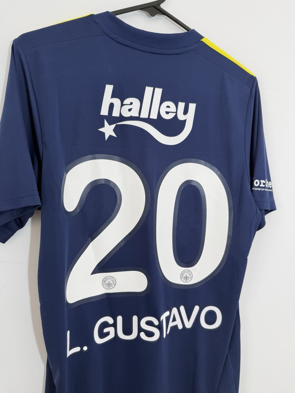 Fenerbahce L. Gustavo #20 2019/20 Medium Home Shirt Adidas BNWT FQ6694