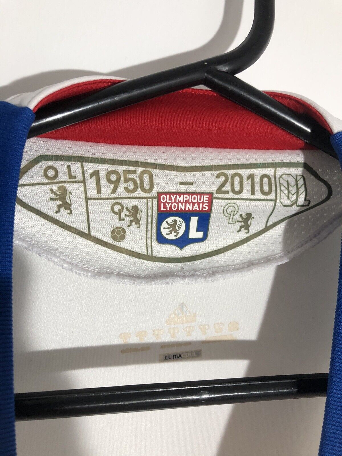 Olympique Lyonnais 2010 11 Xl Home Shirt Adidas Excellent Condition P00333