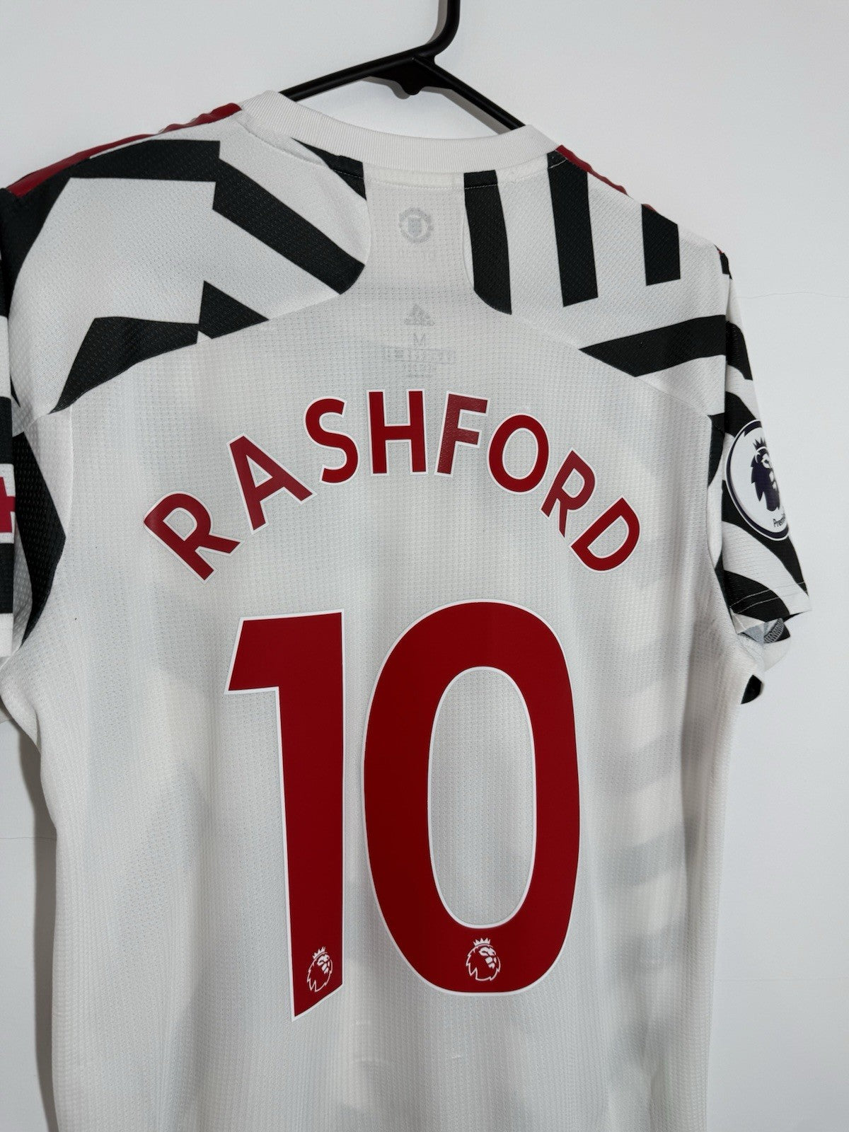 Man United Rashford #10 2020/21 Medium 3rd Authentic Very Good Condition FM4264