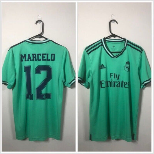 Marcelo #12 Real Madrid 2019/20 Medium 3rd Shirt Adidas Excellent Condition