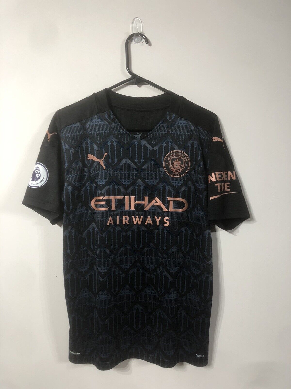 Foden #47 Manchester City 2020/21 Medium Away Shirt Excellent Conditi 757065-02