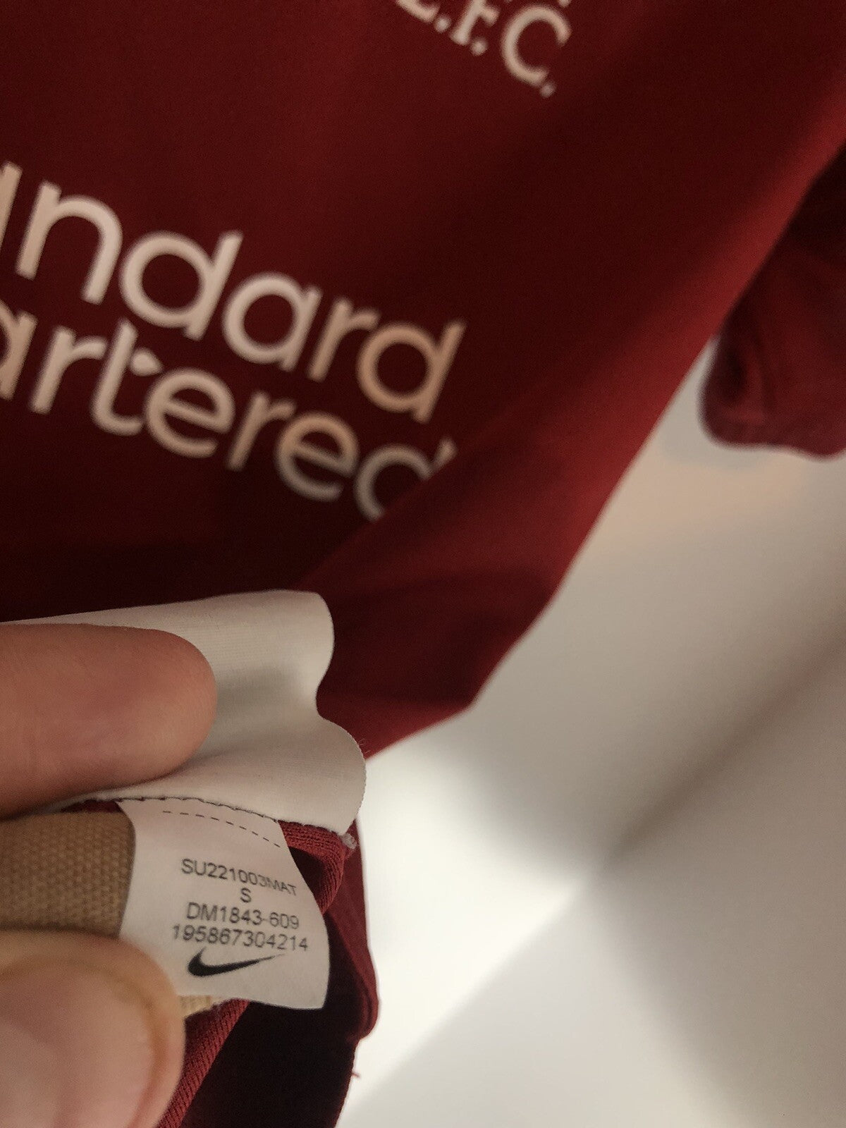 Liverpool M. Salah #11 2022/23 Small Home Shirt Excellent Condition DM1843-609